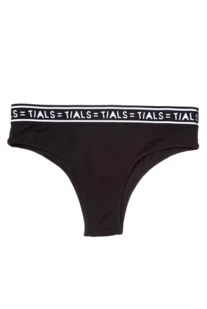 Black Comfort Bundles - 2 Packs of Classic Hi-Cut Panty