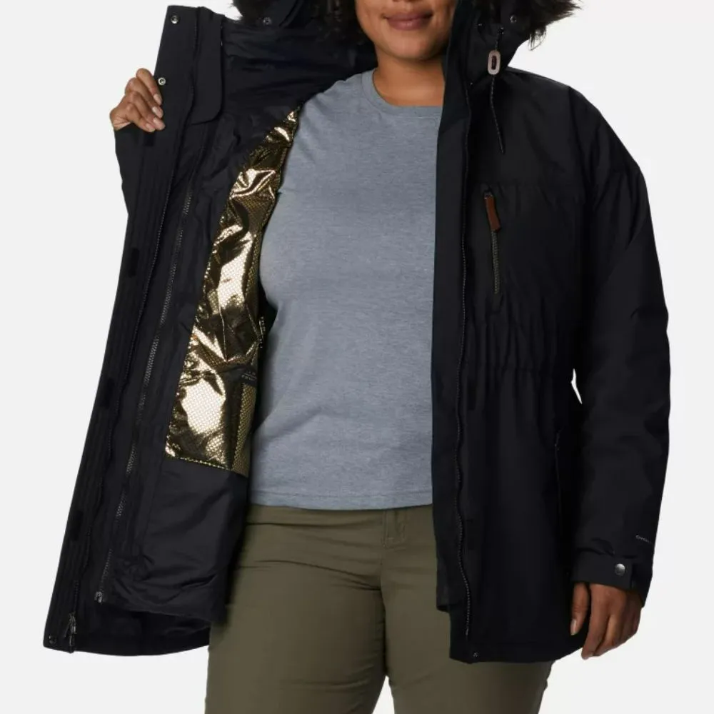 Columbia 2008052 Women's Payton Pass Interchange Jacket Black 1X