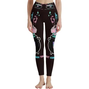 Ghouls Just Wanna Have Fun Halloween Yoga Pants- IN BLACK
