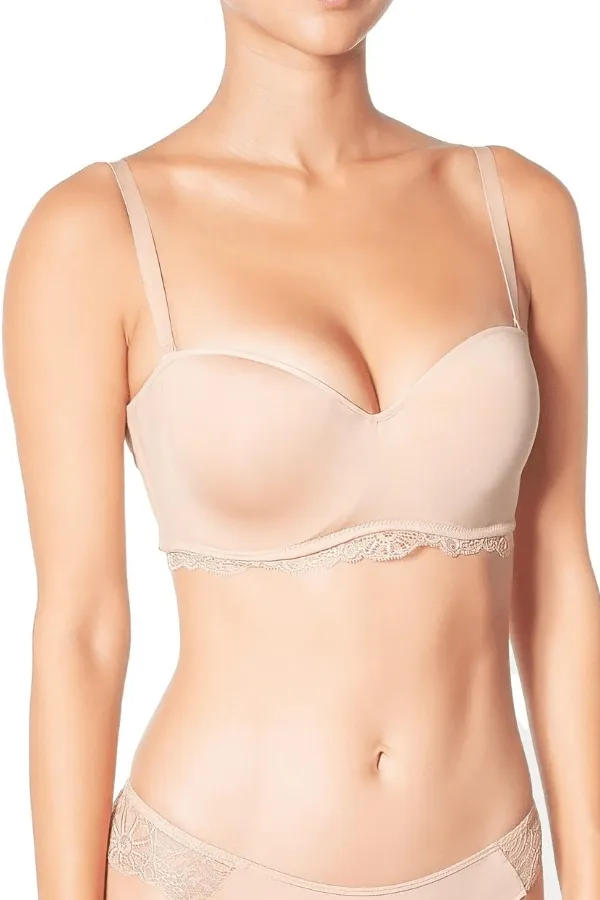 Grand Jeu Strapless Bra - Nude