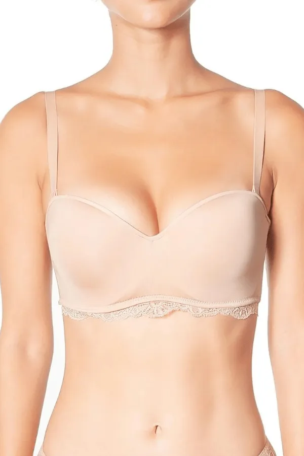 Grand Jeu Strapless Bra - Nude