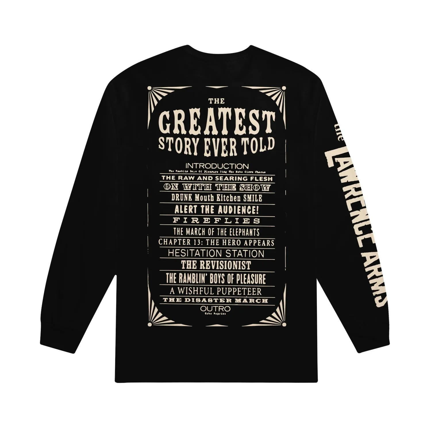 Greatest Story Ever Told Black Long Sleeve Tee