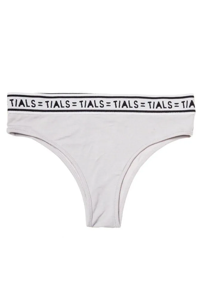 Grey Comfort Bundles - 2 Packs of Classic Hi-Cut Panty