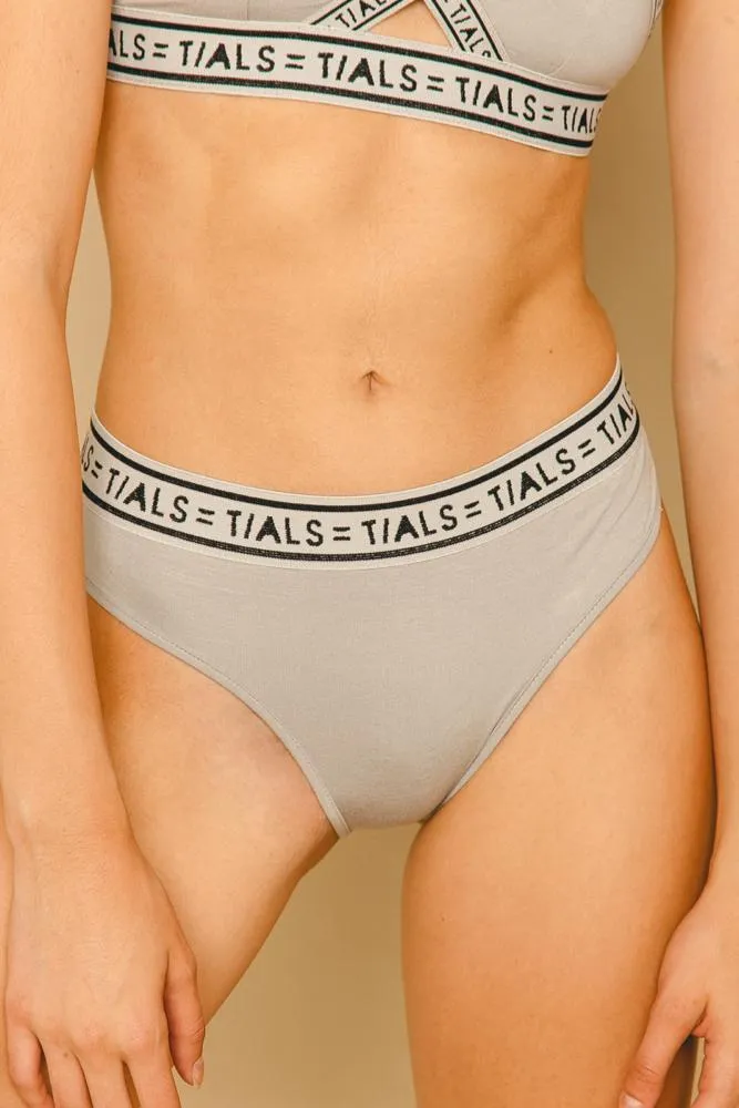 Grey Comfort Bundles - 2 Packs of Classic Hi-Cut Panty
