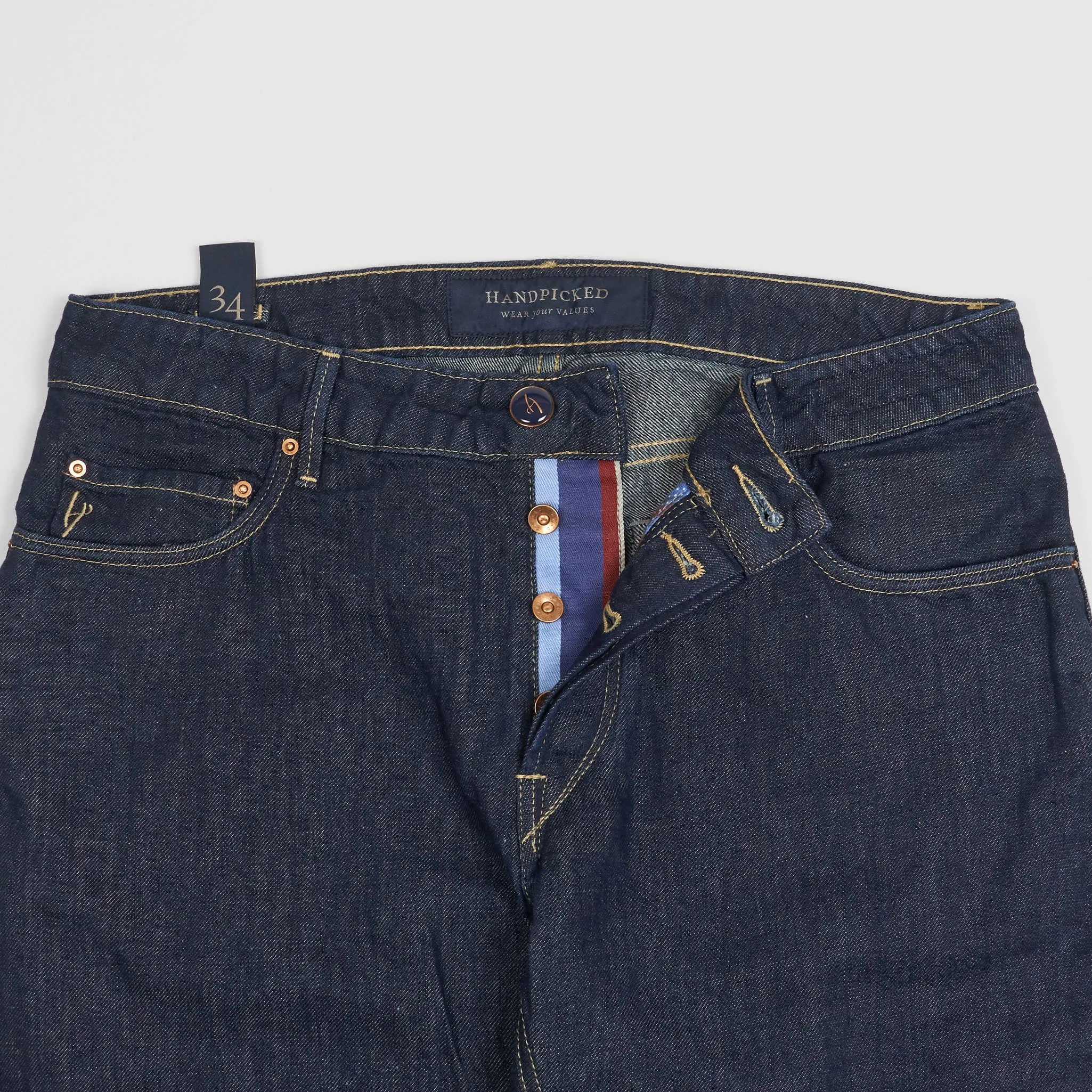 Handpicked 5-Pocket Slim Fit Jeans