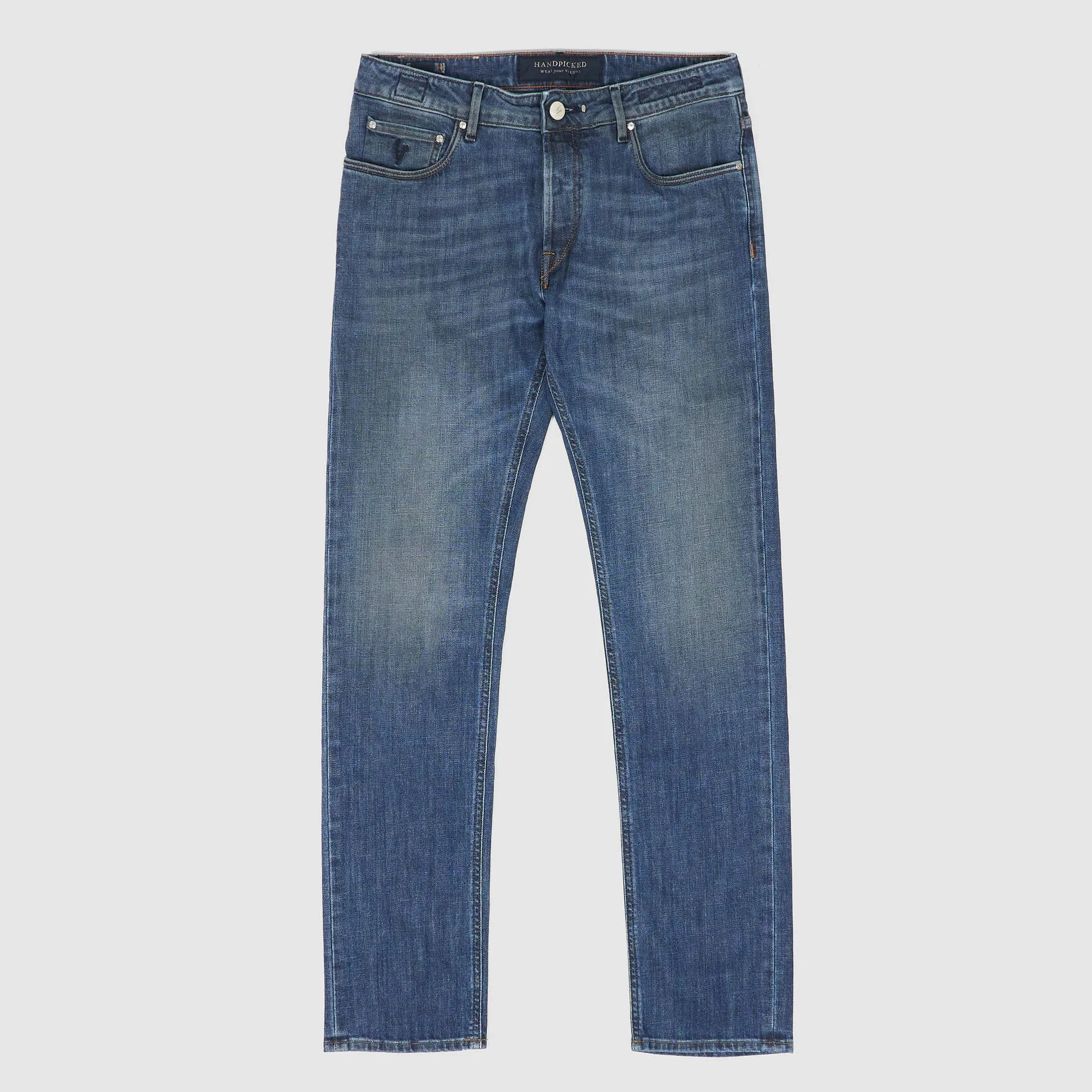 Handpicked 5-Pocket Slim Fit Jeans