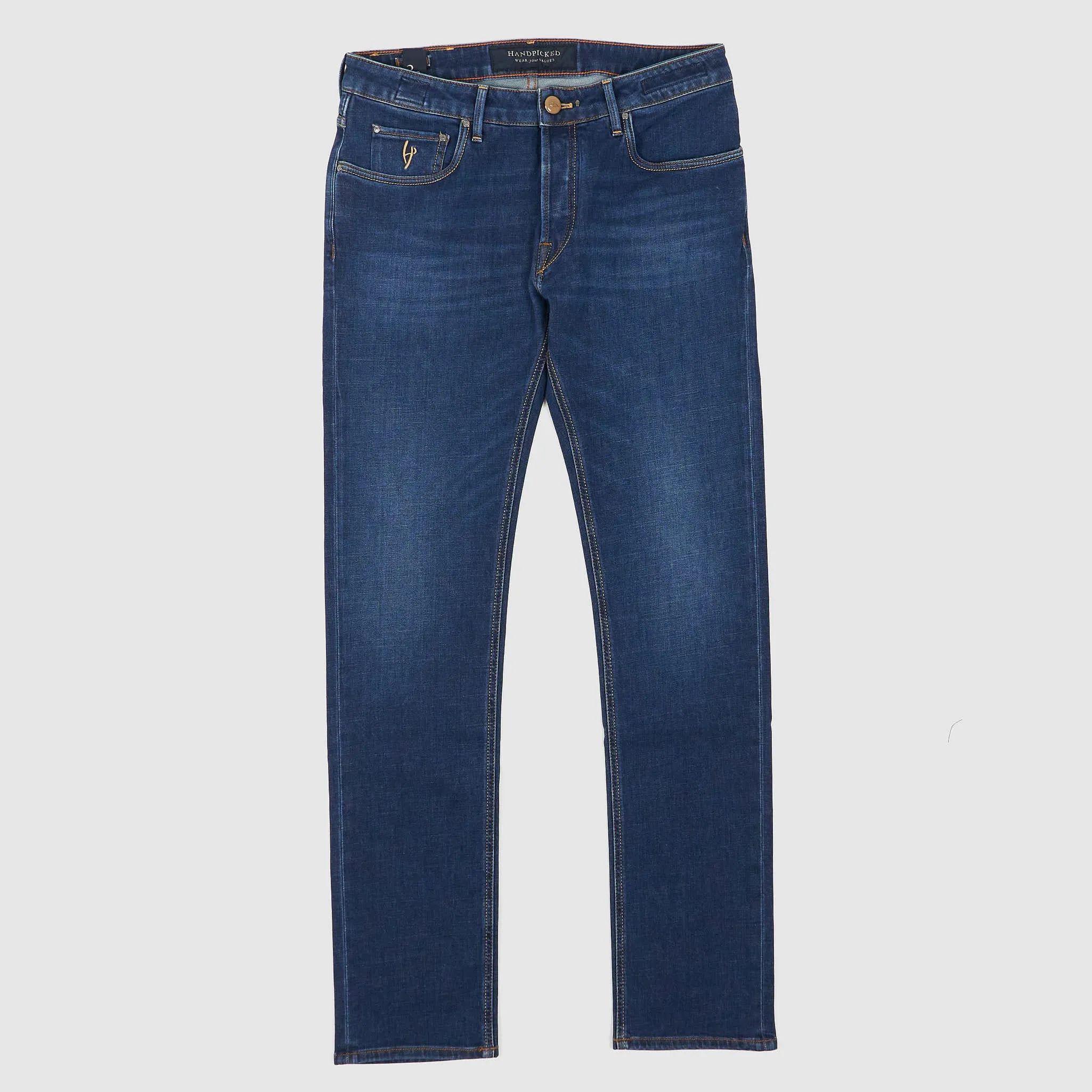 Handpicked 5-Pocket Slim Fit Jeans