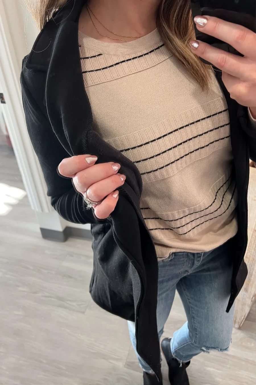 Long Black Sweater Jacket