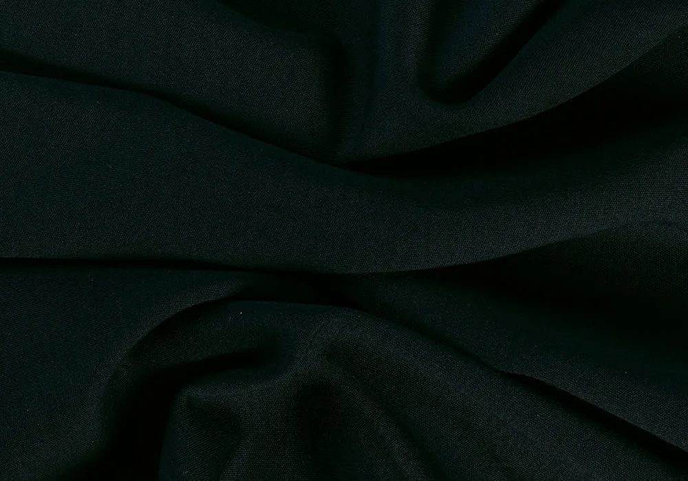 Mid to Heavyweight Midnight Navy Wool Double Knit