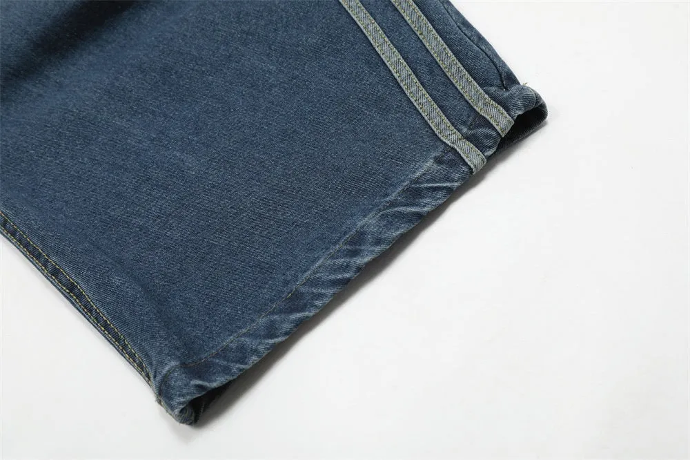 Relaxed Fit Drop-Crotch Jeans