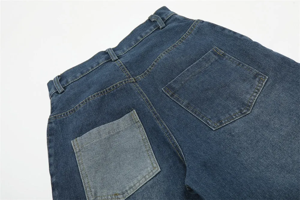Relaxed Fit Drop-Crotch Jeans