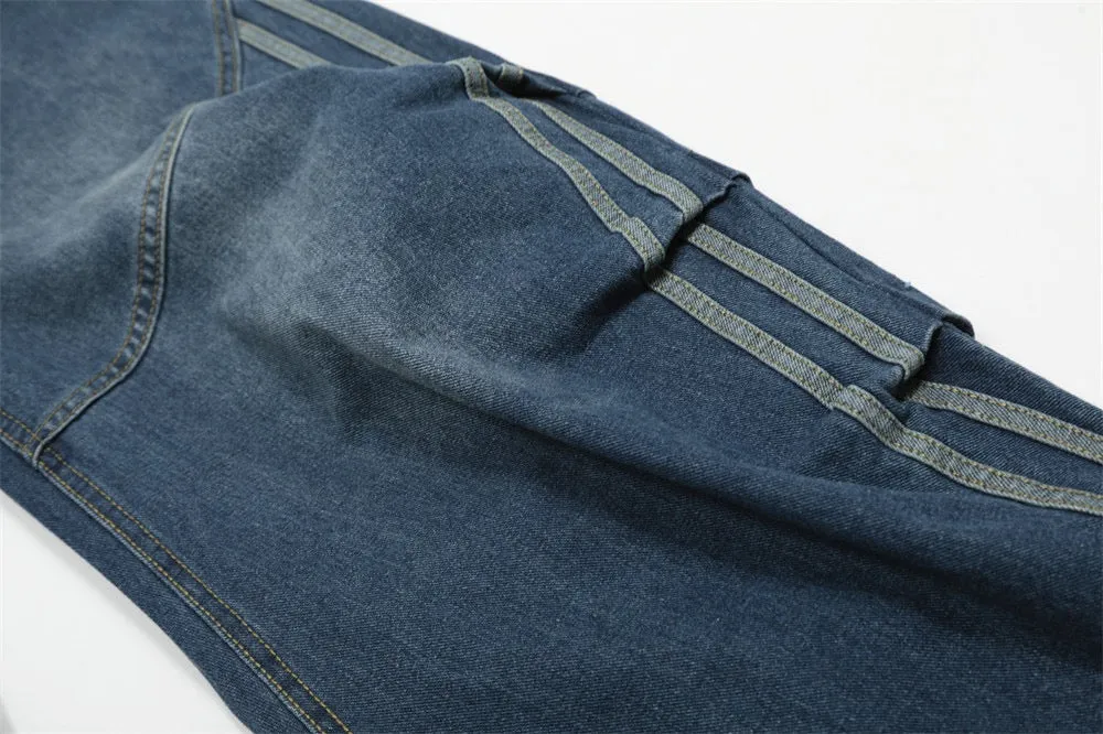 Relaxed Fit Drop-Crotch Jeans