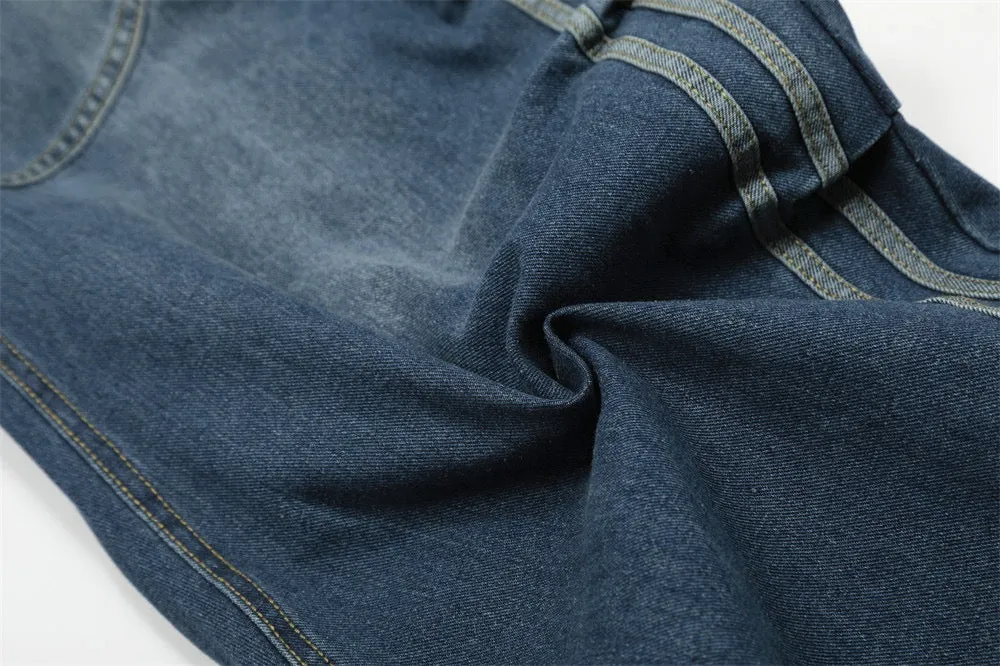 Relaxed Fit Drop-Crotch Jeans