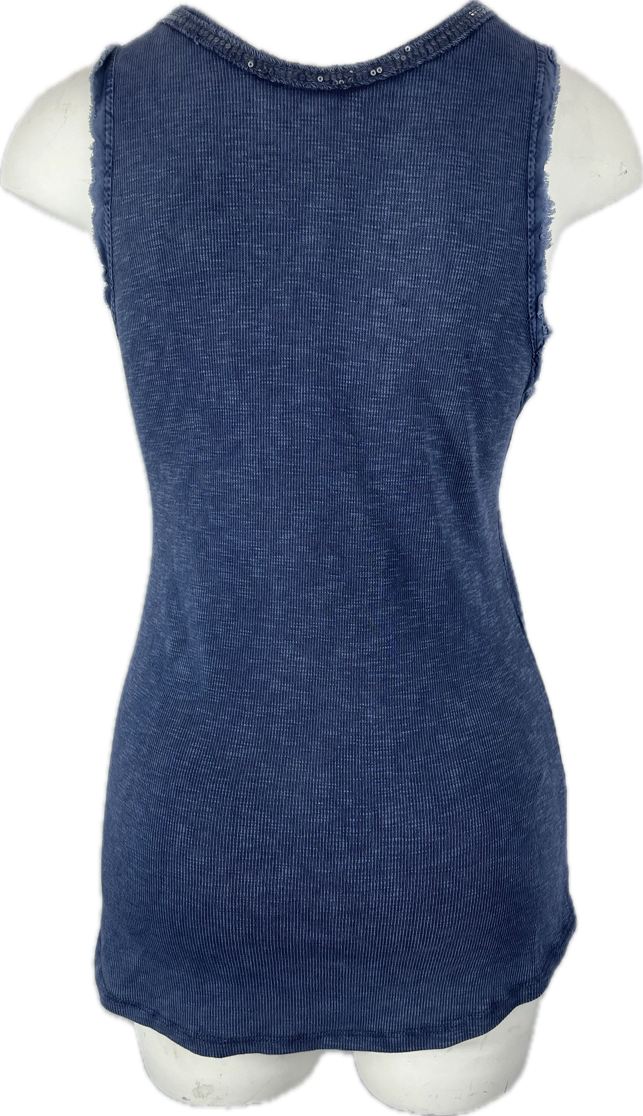 Sequin V-Neck Tank Tops