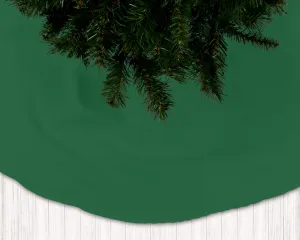 Shamrock, Dill, and Christmas Green Holiday Christmas Tree Skirts