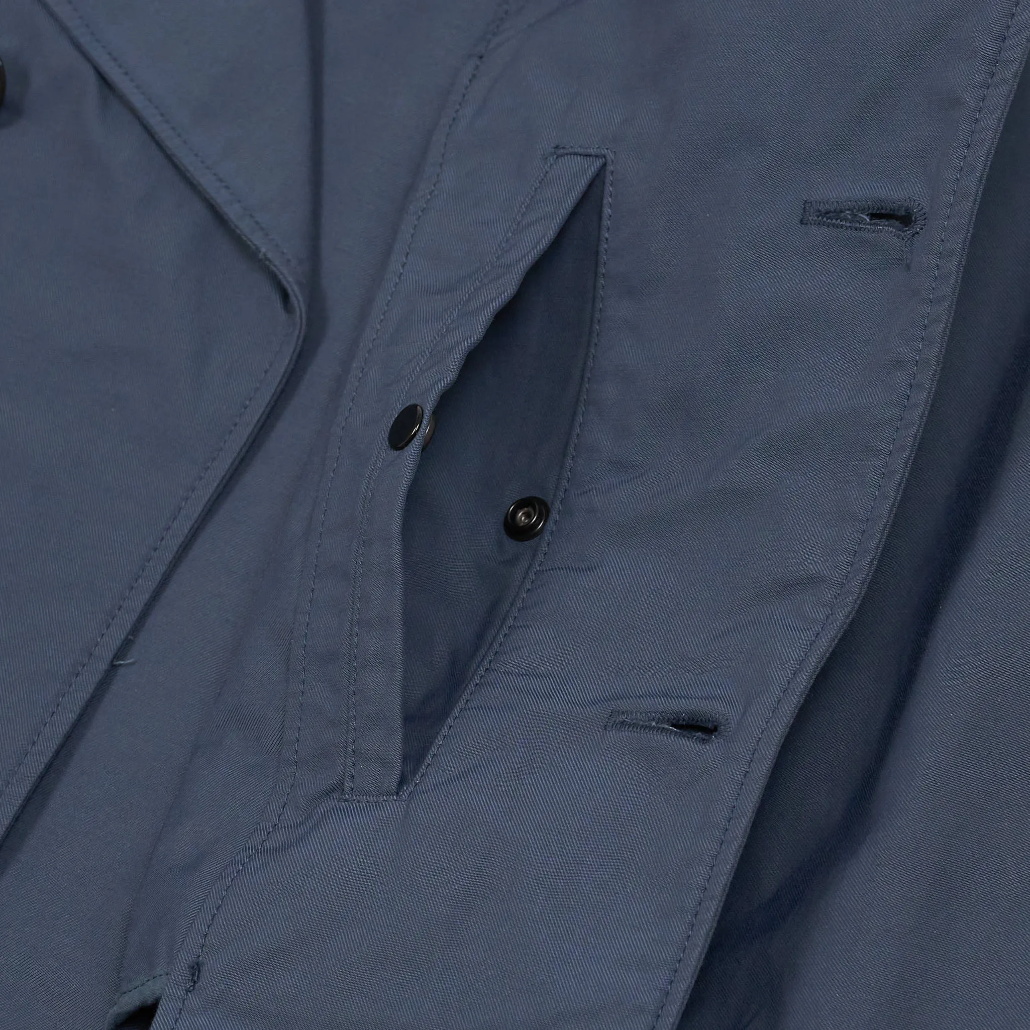 Stone Island Nylon Cotton Batavia Short Trench Coat