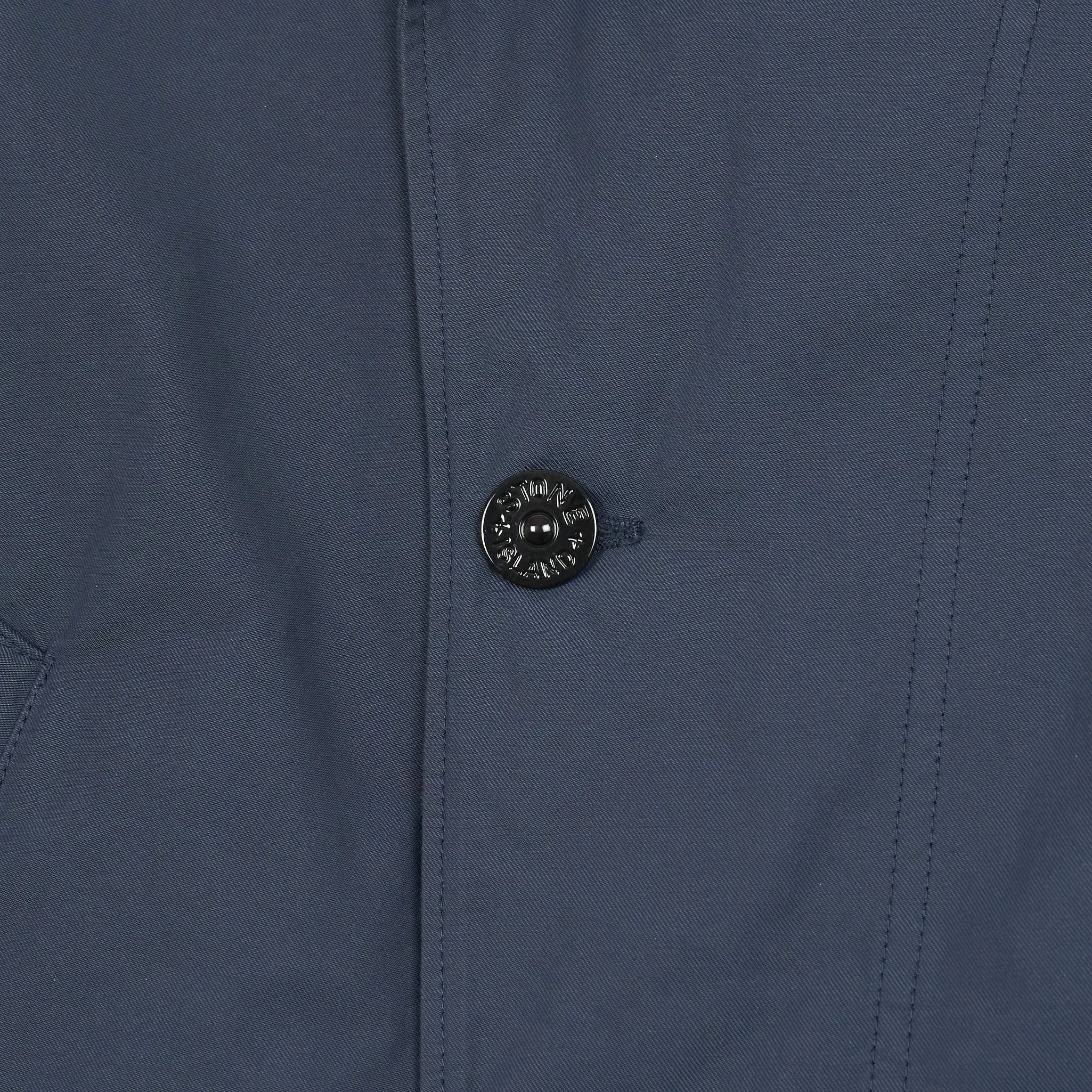 Stone Island Nylon Cotton Batavia Short Trench Coat