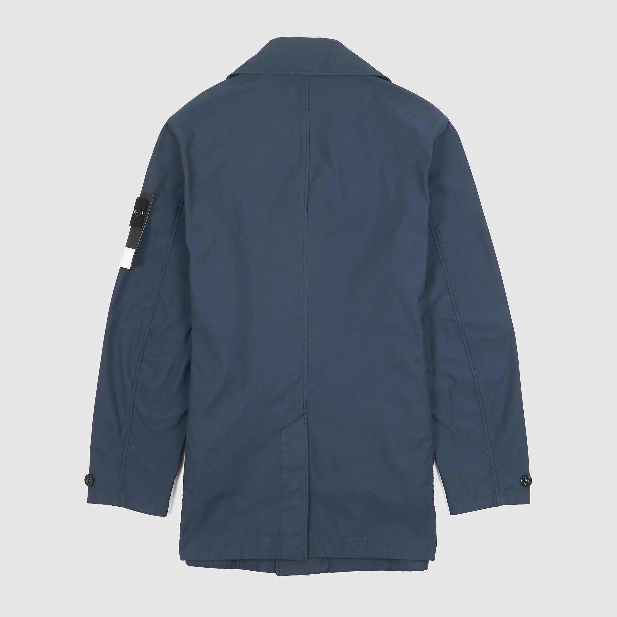 Stone Island Nylon Cotton Batavia Short Trench Coat