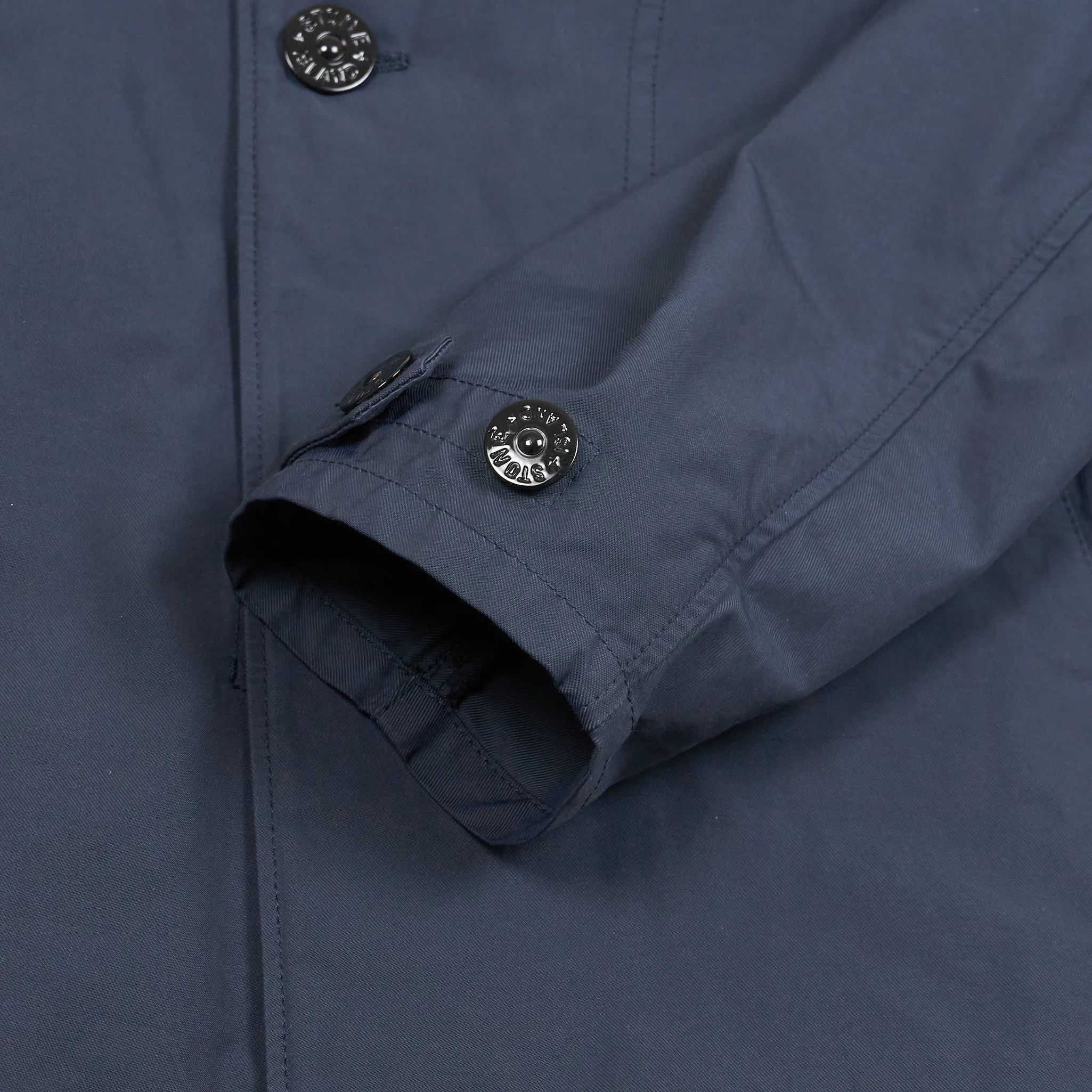 Stone Island Nylon Cotton Batavia Short Trench Coat