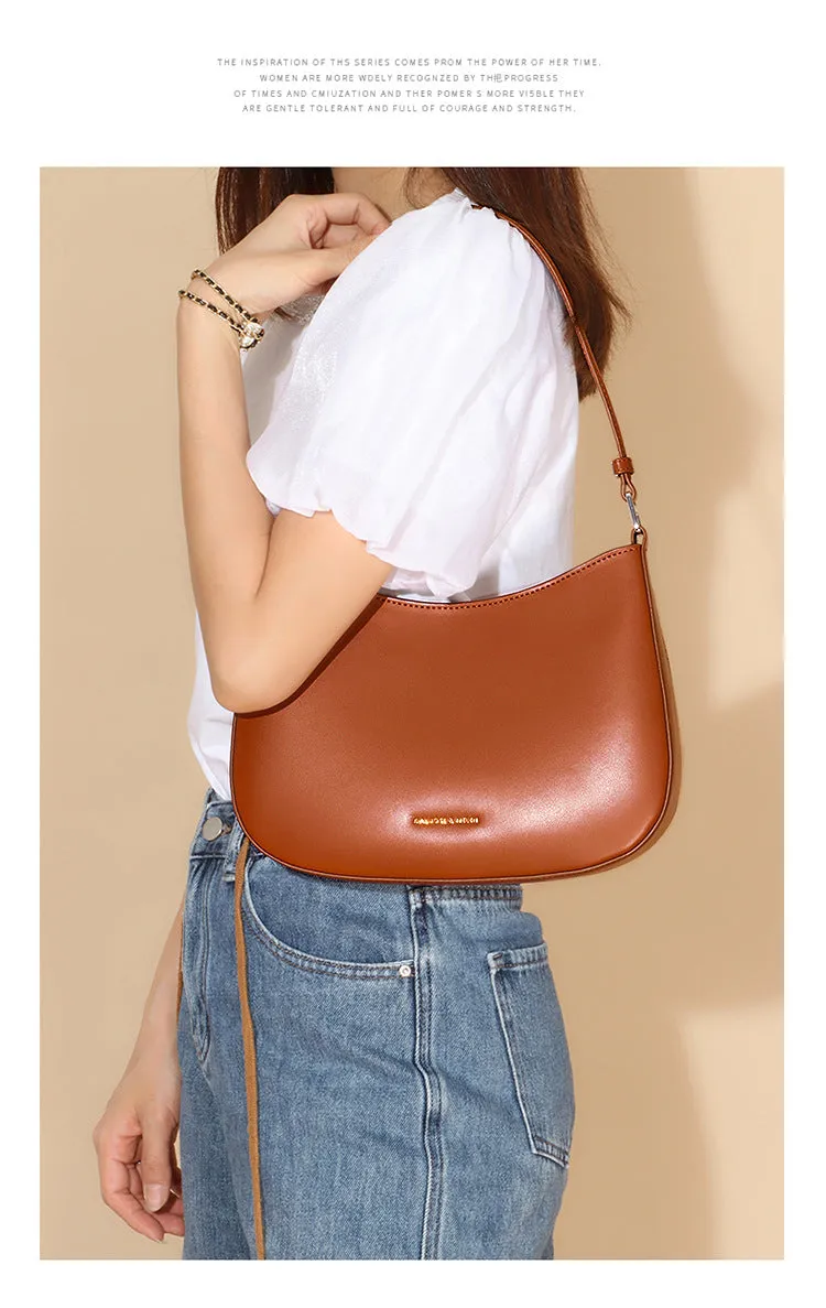 Stylish PU Stylish  Oval Handbag