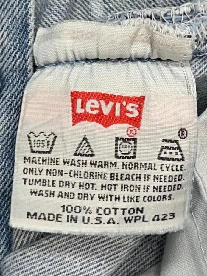 Vintage USA Made Levi 501 Super wash Denim Jeans (JYJ0924-269)