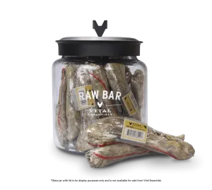 Vital Essentials Raw Bar Freeze Dried Raw Duck Necks Dog Snacks