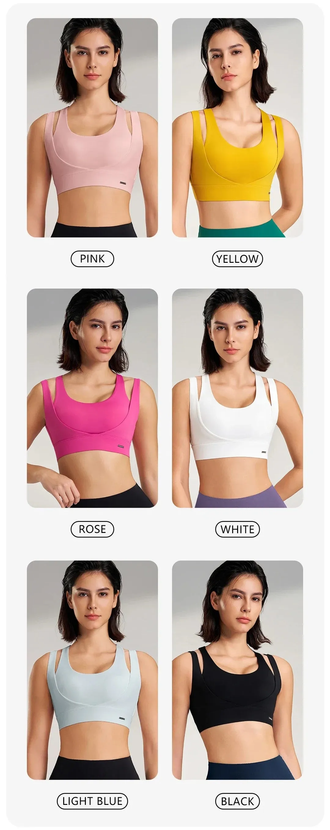Women Sports Bra Elastic Yoga Vest